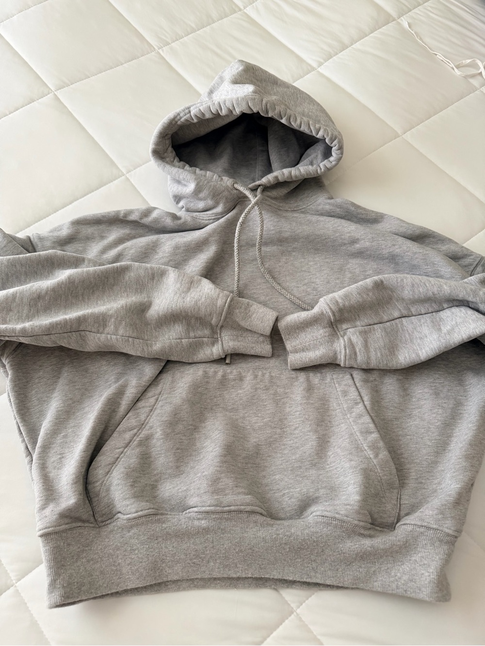 WARDROBE.NYC Heather Gray Hoodie Sweatshirt